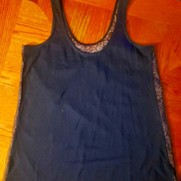 BKE NWT Sequins Jewel Bling Tank Top Navy XS - Picture 6 of 6